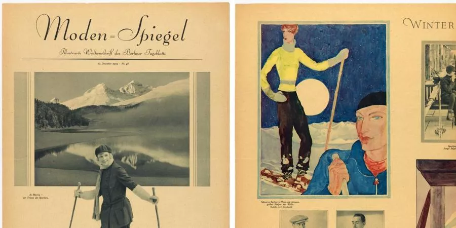 „Moden-Spiegel“-Zeichnung von Lieselotte Friedländer (1929 ...
