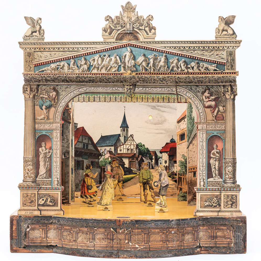 Paper Model History - 1900`s Paper Theater Play Set - by Geheugen